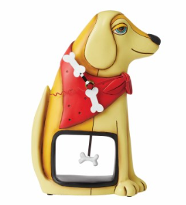 Bandana Dog desk clock