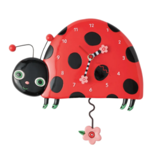 Dotty ladybug Clock