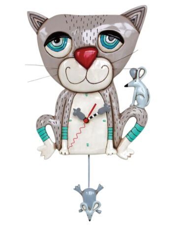 Mouser Cat clock