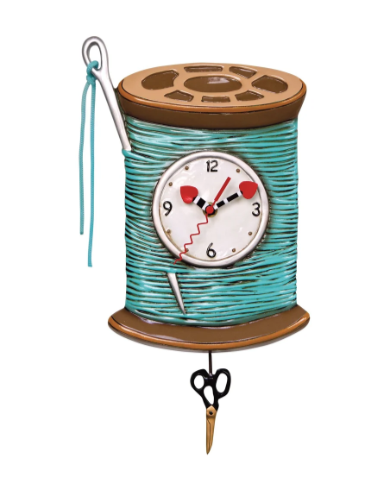 Needle + Thread clock