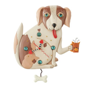 No bones Dog clock