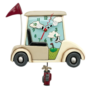 Stay the course (golf cart) Clock
