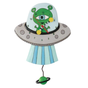 Time Traveler Clock - UFO Alien