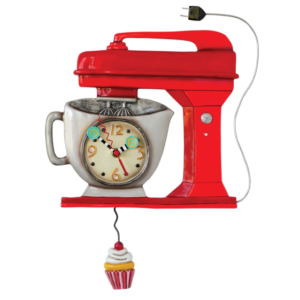 Vintage Mixer Clock - Red