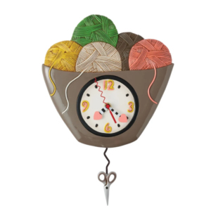 Yarn Loose Ends Clock