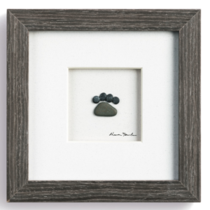 Paws Are Forever Wall Art - Gray 6"sq.