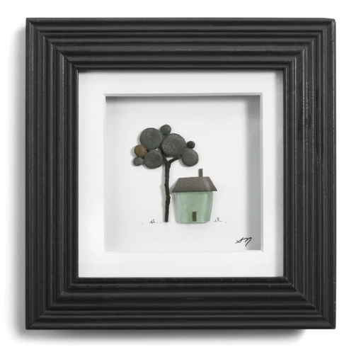 A Place to Call Home Wall Art-Gray - 6"x 6"