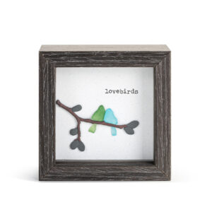 Love Birds Shadow Box