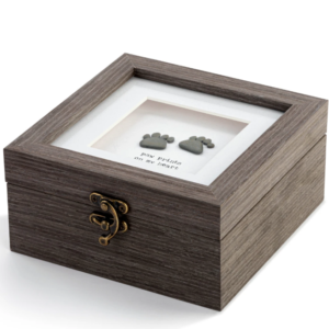 Paw Print Keepsake Box