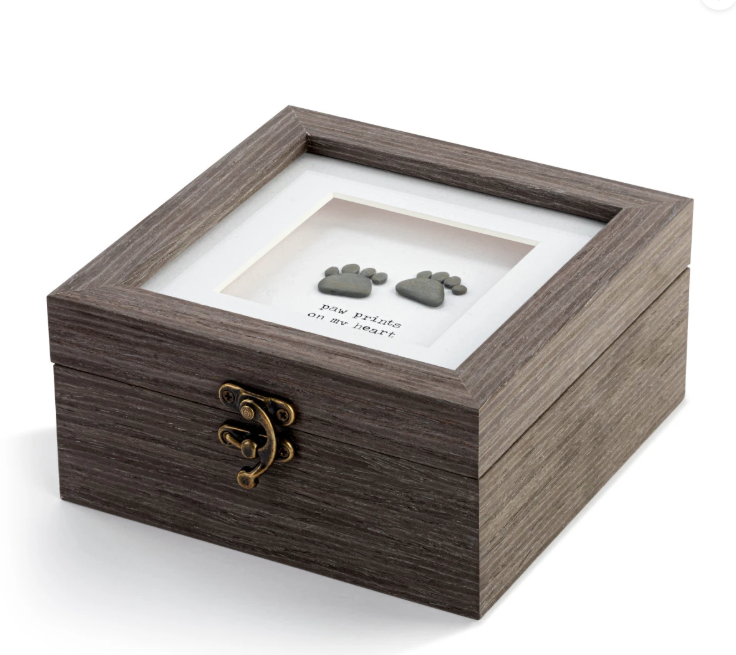 Paw Print Keepsake Box